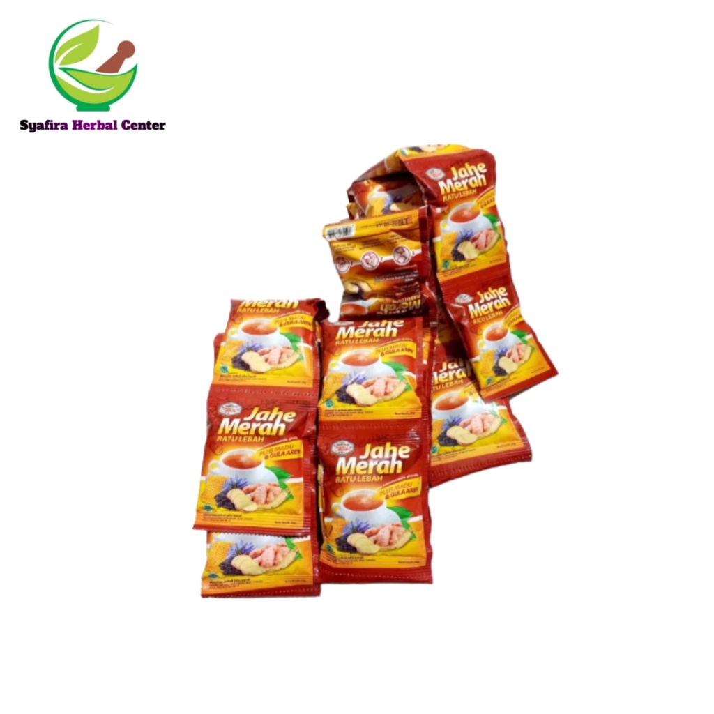 

Minuman Jahe Merah Super Plus Habbatusauda Gula Aren Ratu Lebah [Per RENCENG isi 10Sachet ]