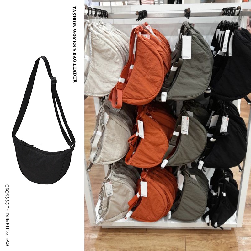 CODTas Bahu Cewek Wanita  Mini Kanvas   Tas Selempang Wanita Warna Solid Casual Canvas Round Shoulde