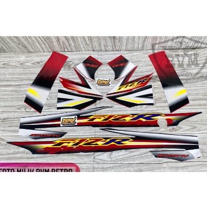Striping fiz sticker stiker motor yamaha fiz r sporty 2003 merah