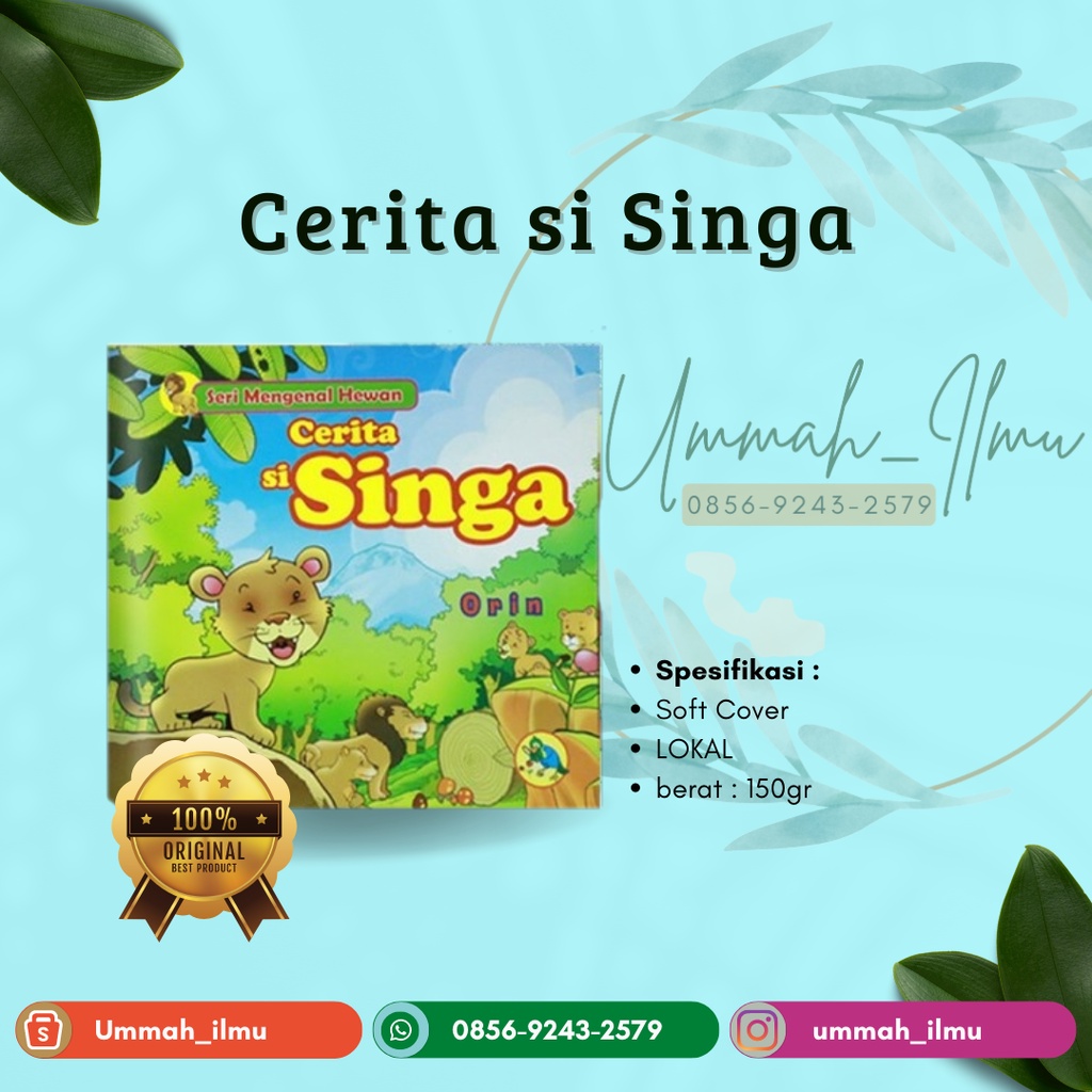 Cerita Si Singa / Soft Cover / GIP