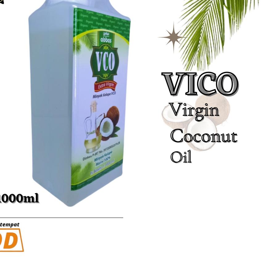 

♫ Minyak kelapa ABBAS 1000 ml, 1 liter dijamin murni 100 % ♦