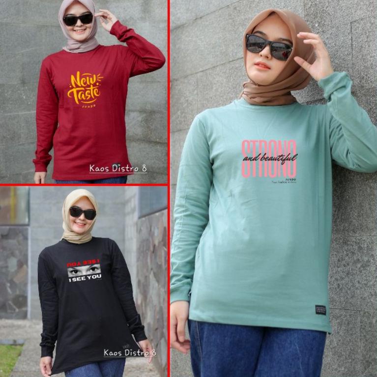 SALE Terlaris Kaos Jundo Atasan Wanita Dewasa Lengan Panjang Kaos Tunik hijab Zolaqu Style