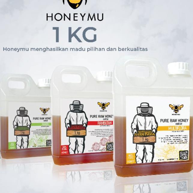 

♪ Murni Asli Honeymu Pure Raw Nektar Bunga 1Kg ❁