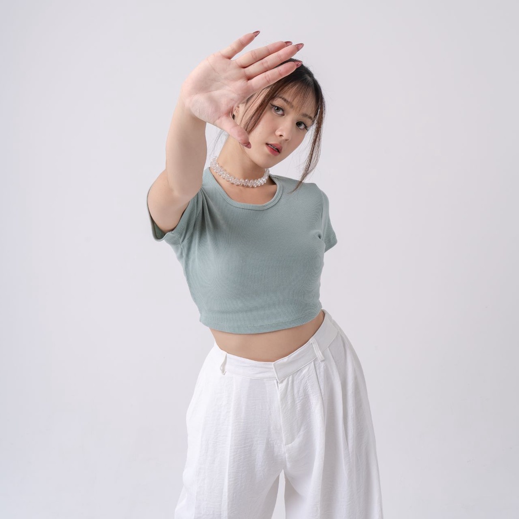 AIJO - Kirei Crop Top - Atasan Wanita