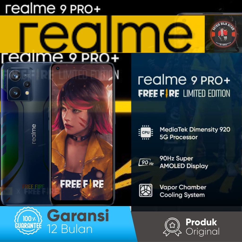 REALME 9 PRO PLUS 5G 8/128GB GARANSI RESMI