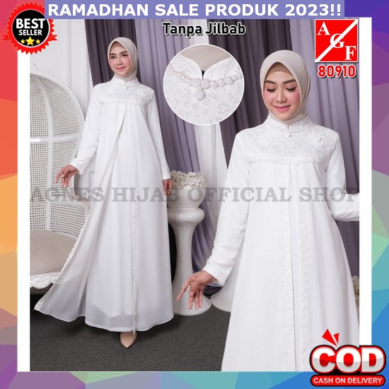 Bsju Ibu2 Kondangan Mewah Baju Dress Polos Tanggung Ibu Hamil Gamis Wanita Terbaru 2022 Gami Ibuk Bu