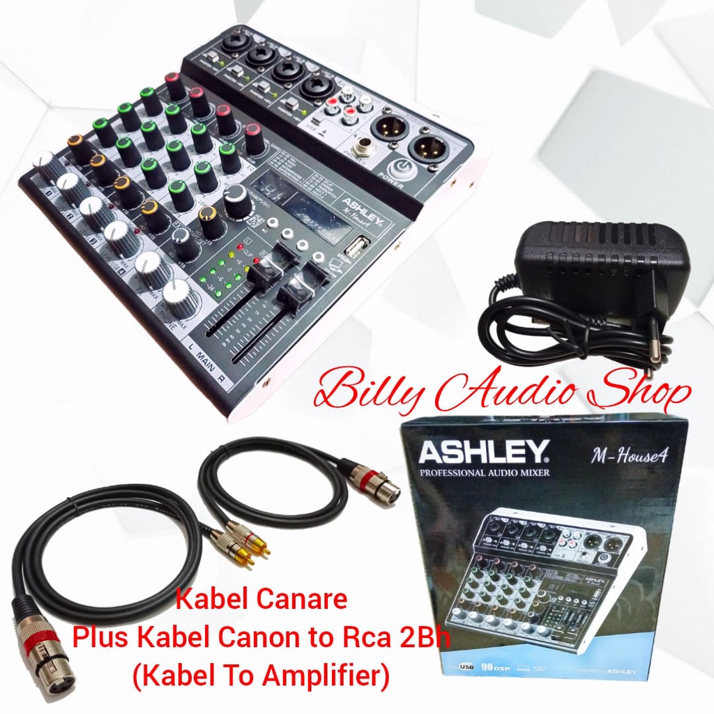 MIXER AUDIO ASHLEY M HOUSE4 versi terbaru 99 dsp Series 4 CHANNEL FULL