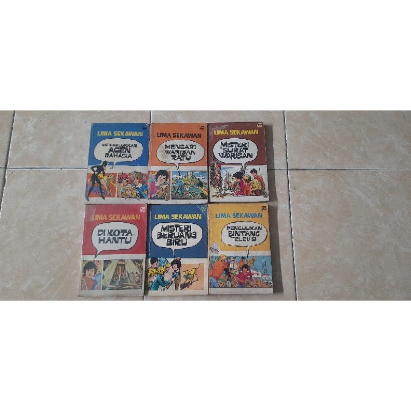 NOVEL LIMA SEKAWAN / NOVEL MURAH / NOVEL BEKAS