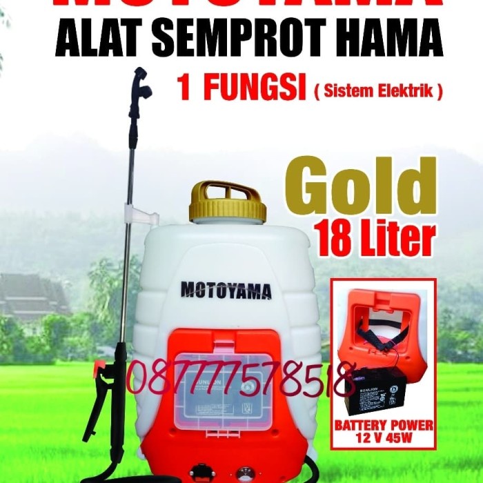 Best Seller Sprayer Electrik Motoyama Gold