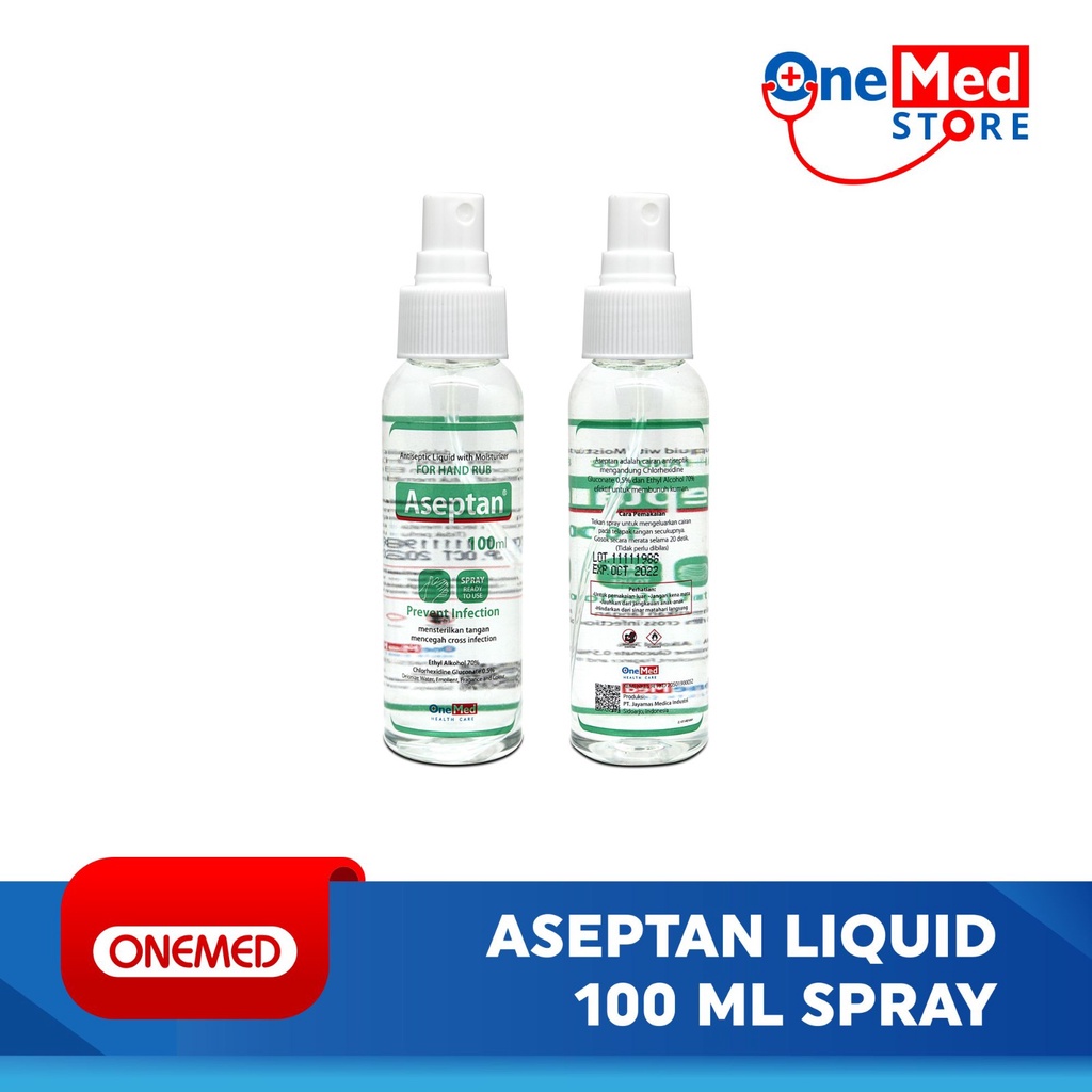 Aseptan Liquid Spray Hand Sanitizer 100ml