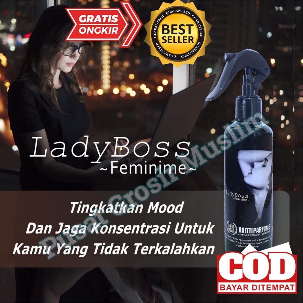 Diskon Pengharum Ruangan Baitti Parfum Aroma Lady Boss 250 ml Non Alkohol