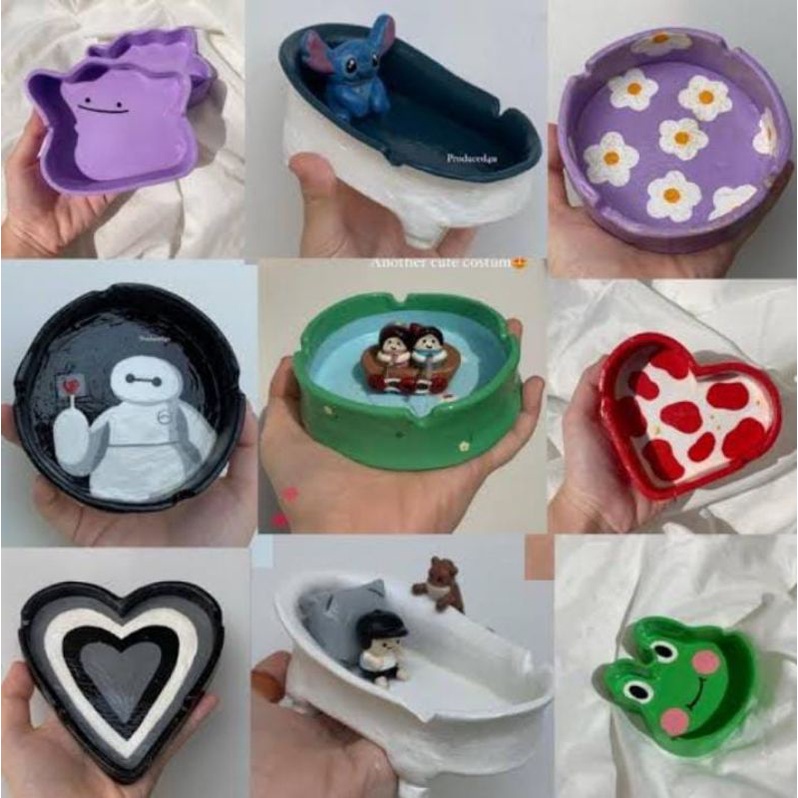 Asbak Aesthetic || dari clay