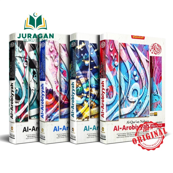 Produk Terbaru Al Quran Nahwu Al Arobiyyah Terjemah Tajwid Perhuruf A4 - Al Qosbah