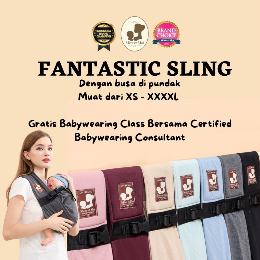 Mere - Fantastic Sling Mere et Moi / Gendongan Ergonomis Dan Praktis