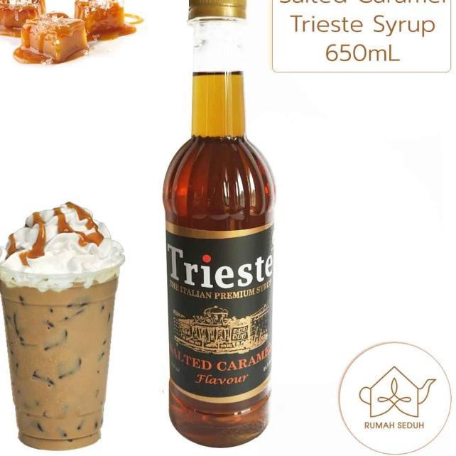 

✪ 650 mL Sirup Salted Caramel Merk Trieste - Salted Caramel Italian Syrup ➼