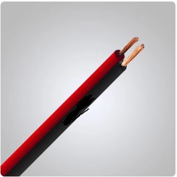 Kabel NYZ 2x12 Double Serabut Tembaga Murni 100 Meter Full 1Roll isi 2 Jalur 2x0.3mm2 Merah Hitam Kecil Cable Audio Speaker Cord Tweter 2x12/0.18 Willson Cables