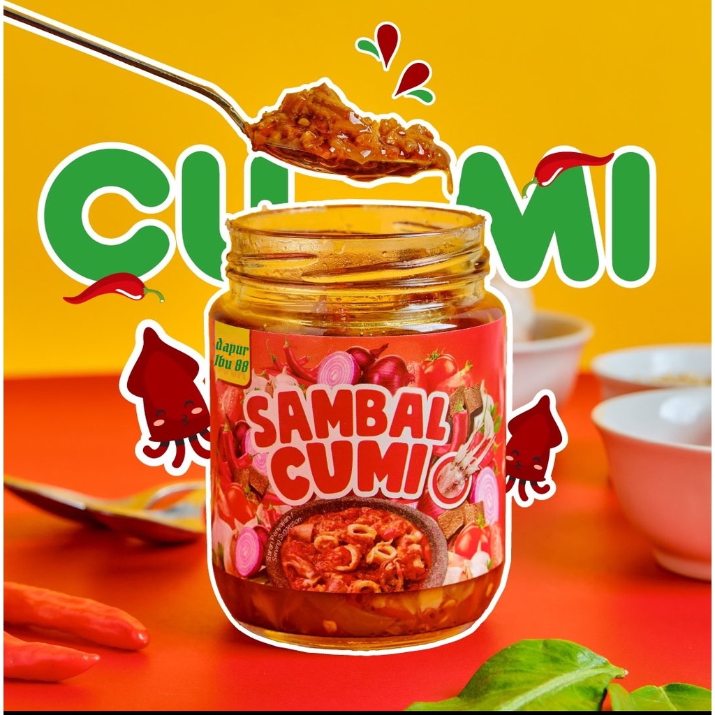 

SAMBAL DAPUR IBU 88 /sambal cumi / sambal bawang / sambal terasi / sambal ijo