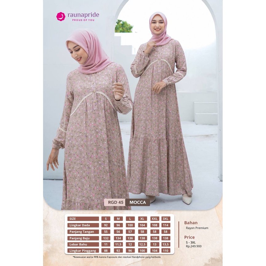 Gamis Raunapride RGD 45 Mocca