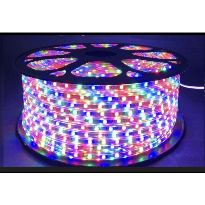 ] lampu selang led strip 5050 rgb warna warni 100m