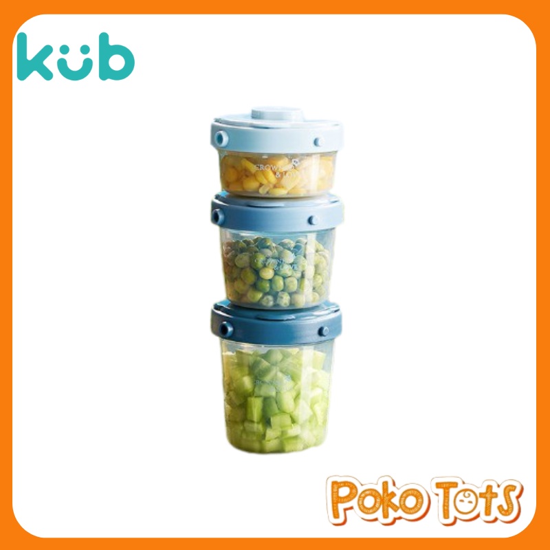 KUB Baby Combination Food Suplement Box Wadah Snack Tempat Makan Bayi KUB