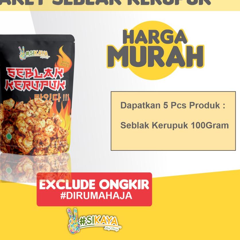 

♧ Paket Seblak Kerupuk Pedas Only-Sikaya ◊