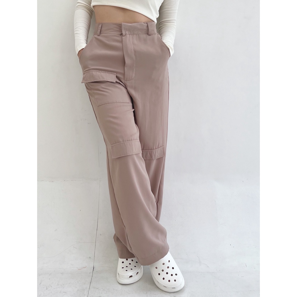 Lenka Pants / Kulot Knit / Wide Pants / Celana Kulot Knit Pants / Baggy Pants / Celana Knit / Kulot Knit Premium / Double Twist Knit