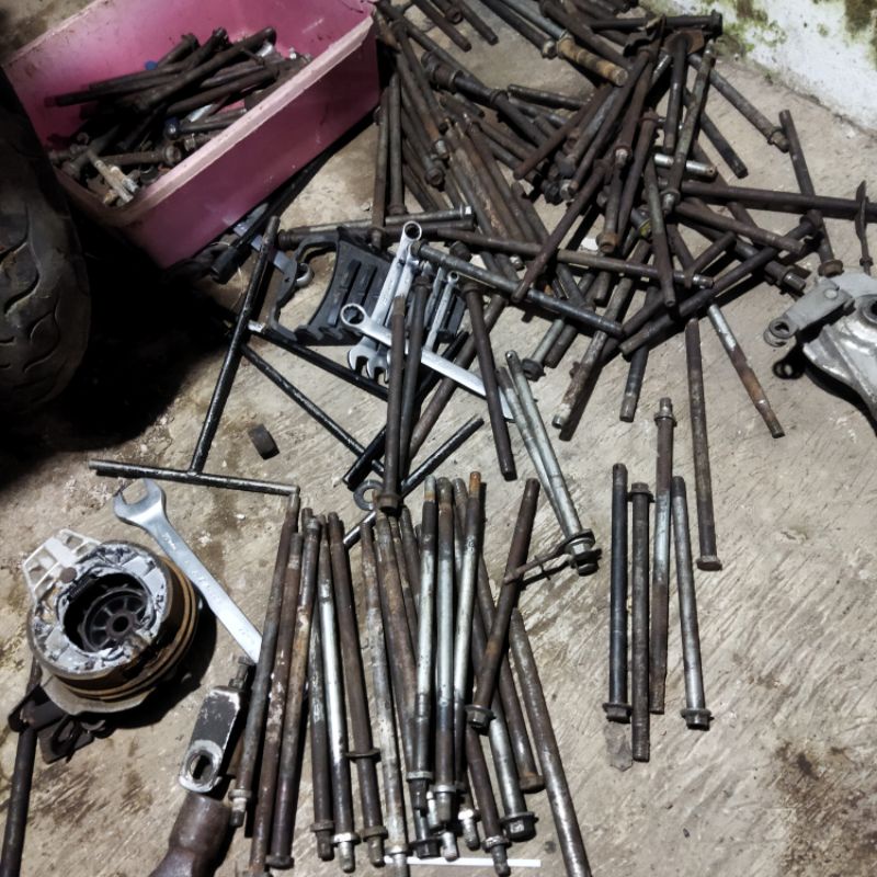 as roda depan ori dan arm ori karisma/supra125/revo abs/revo fit