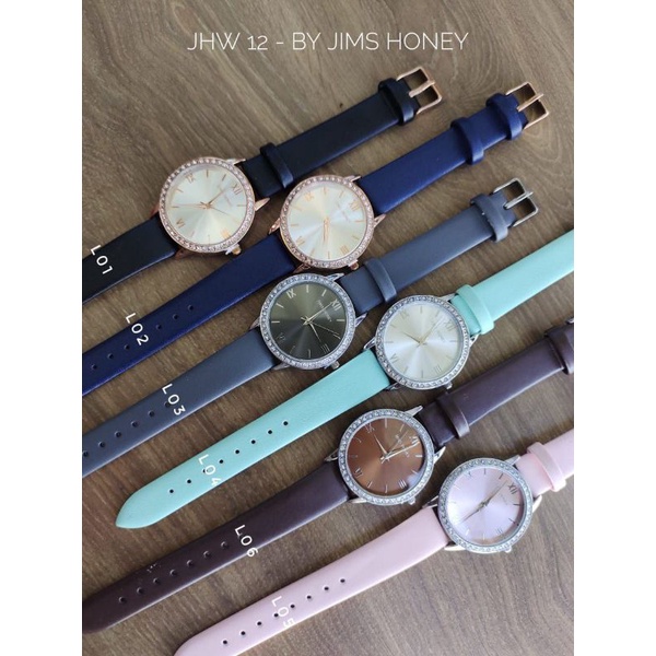 JHW 12 ❤️ GRATIS BOX HITAM ❤️ JAM TANGAN JIMSHONEY WANITA