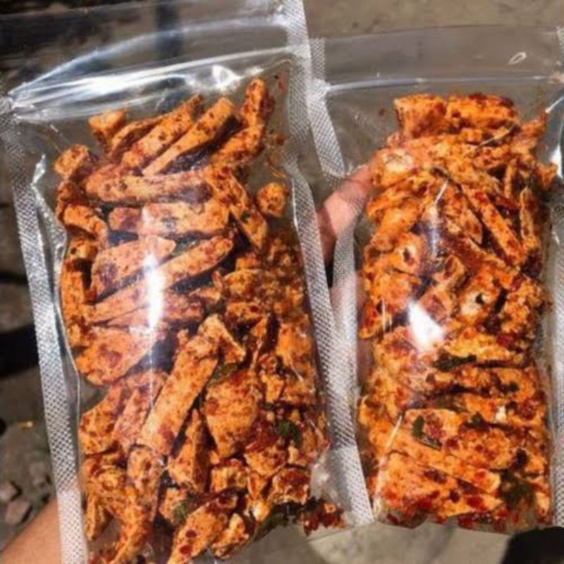 

Basreng daun jeruk pedas 150gr/250gr/500gr/1000gr