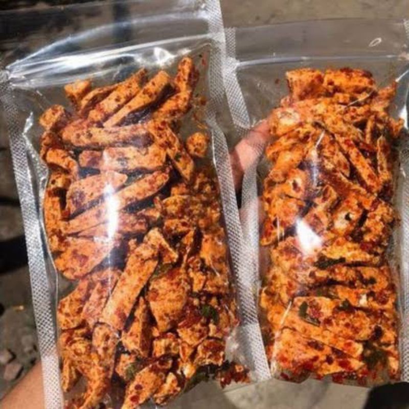 

Basreng daun jeruk pedas 150gr/250gr/500gr/1000gr