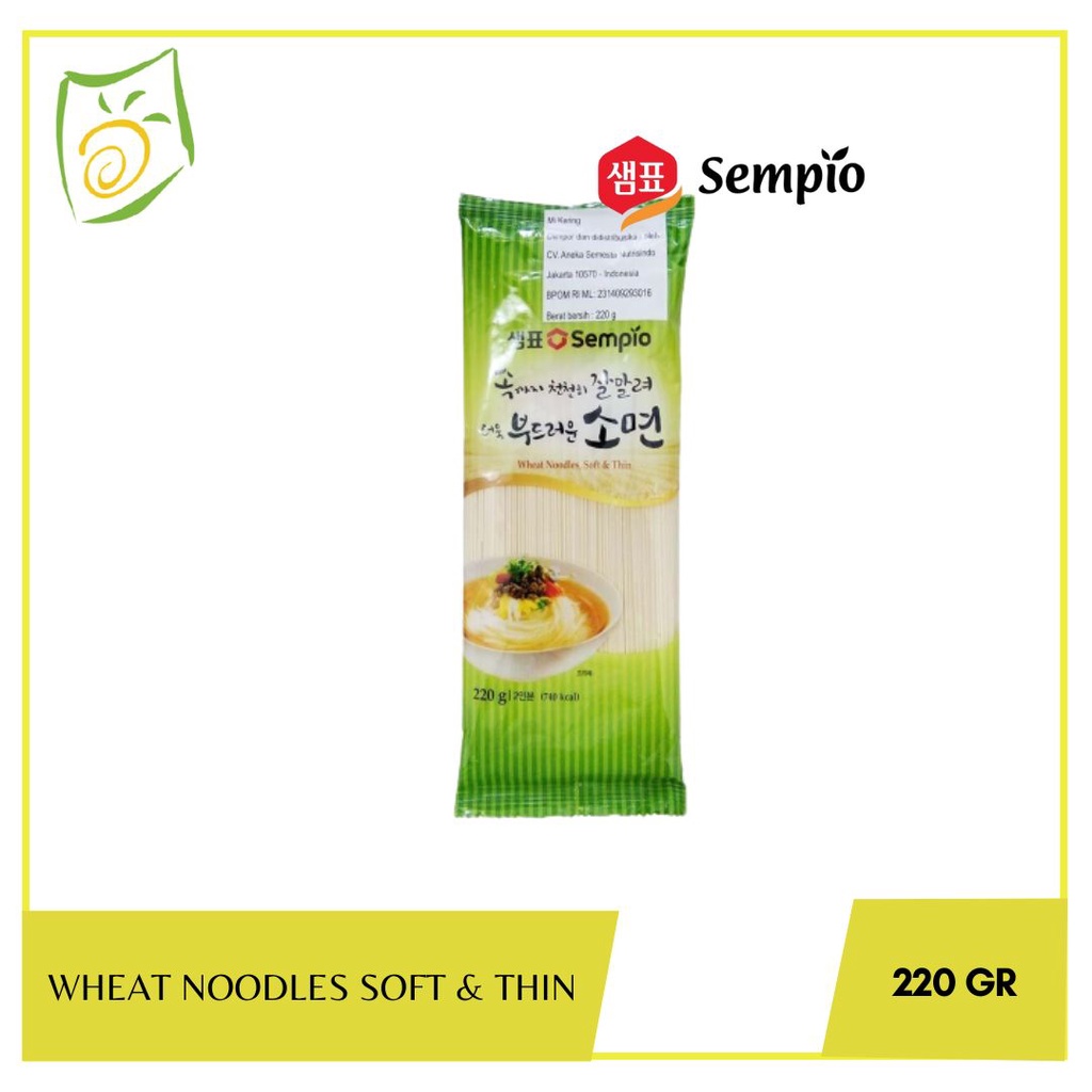 

Sempio Wheat Noodles Soft and Thin 220 Gr