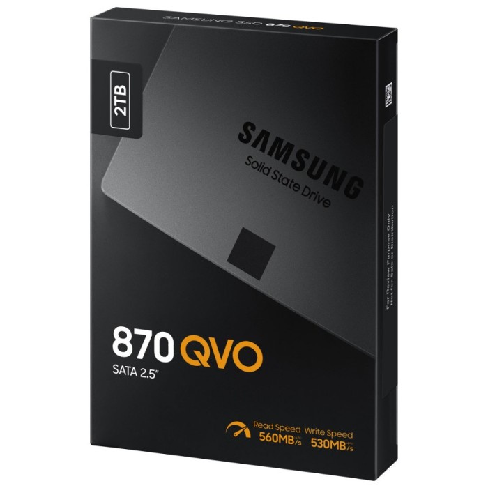 SSD SAMSUNG 870 QVO 1TB / 2TB SATA 3