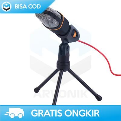 MIC CONDENSER REKAMAN STUDIO TAFFSTUDIO SF-666 ORIGINAL DENGAN STAND