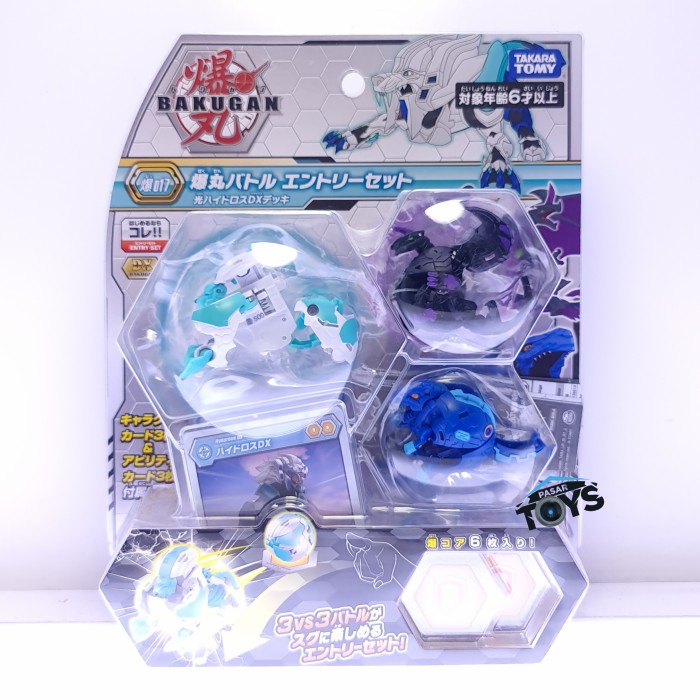 Terlaris Bakugan Bomb 017 Battle Entry Set Hikari Hydros Dx Deck Takara Tomy