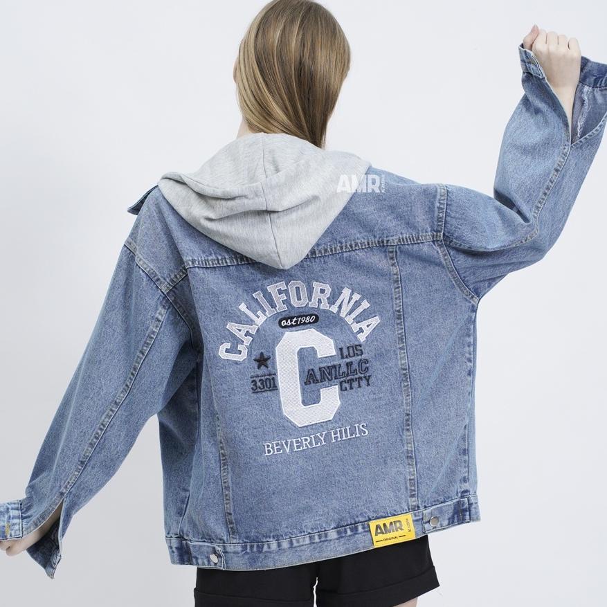 READY AMR ORIGINAL - CALIFORNIA 1362 - JACKET JEANS OVERSIZE HOODIE