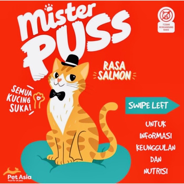 Mister Puss Salmon Flavor 500gr Freshpack