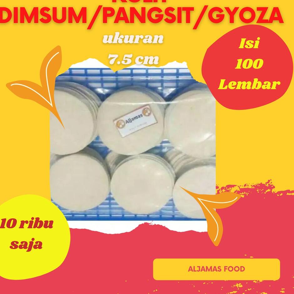 

Dapatkan SekarangF0r5Q Kulit dimsum 7.5 cm 100 pcs/pangsit/gyoza