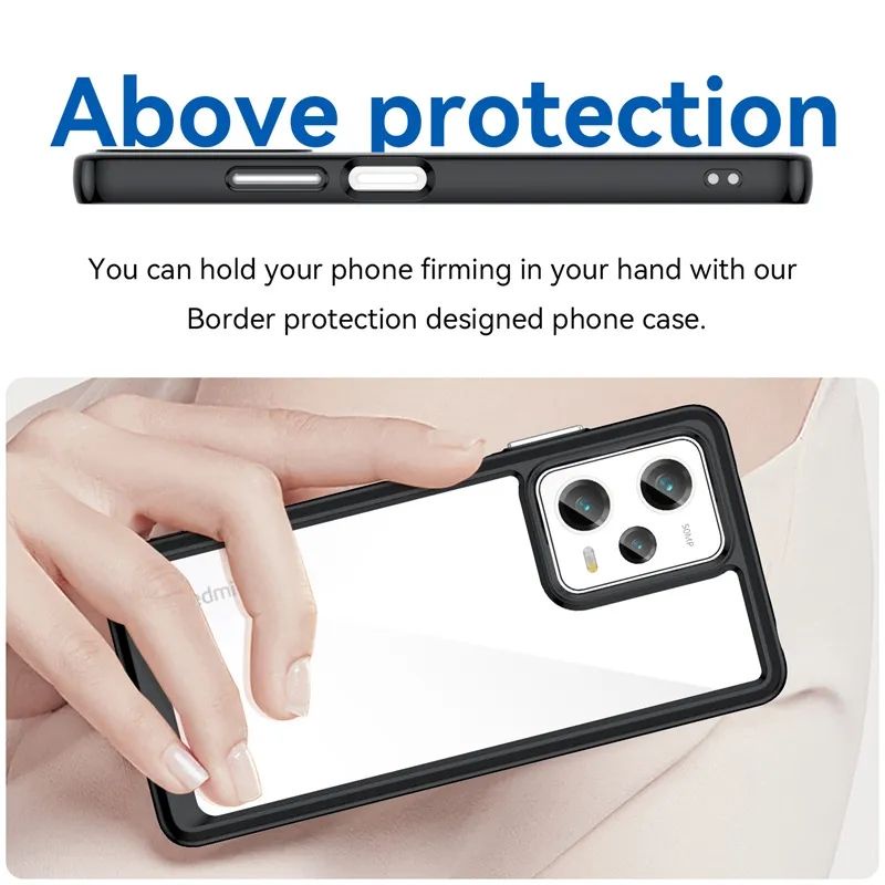 Casing Xiaomi Poco X5 5G Cover Protective Clear Hybrid Case Transparan