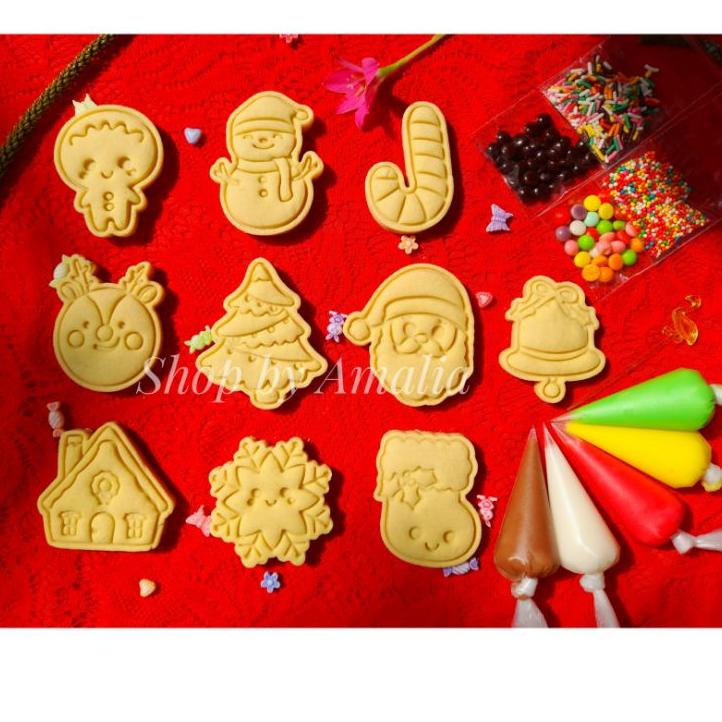 

✲ DIY Decorating Cookies Kit Christmas Edition/Natal (Big Size) ♦