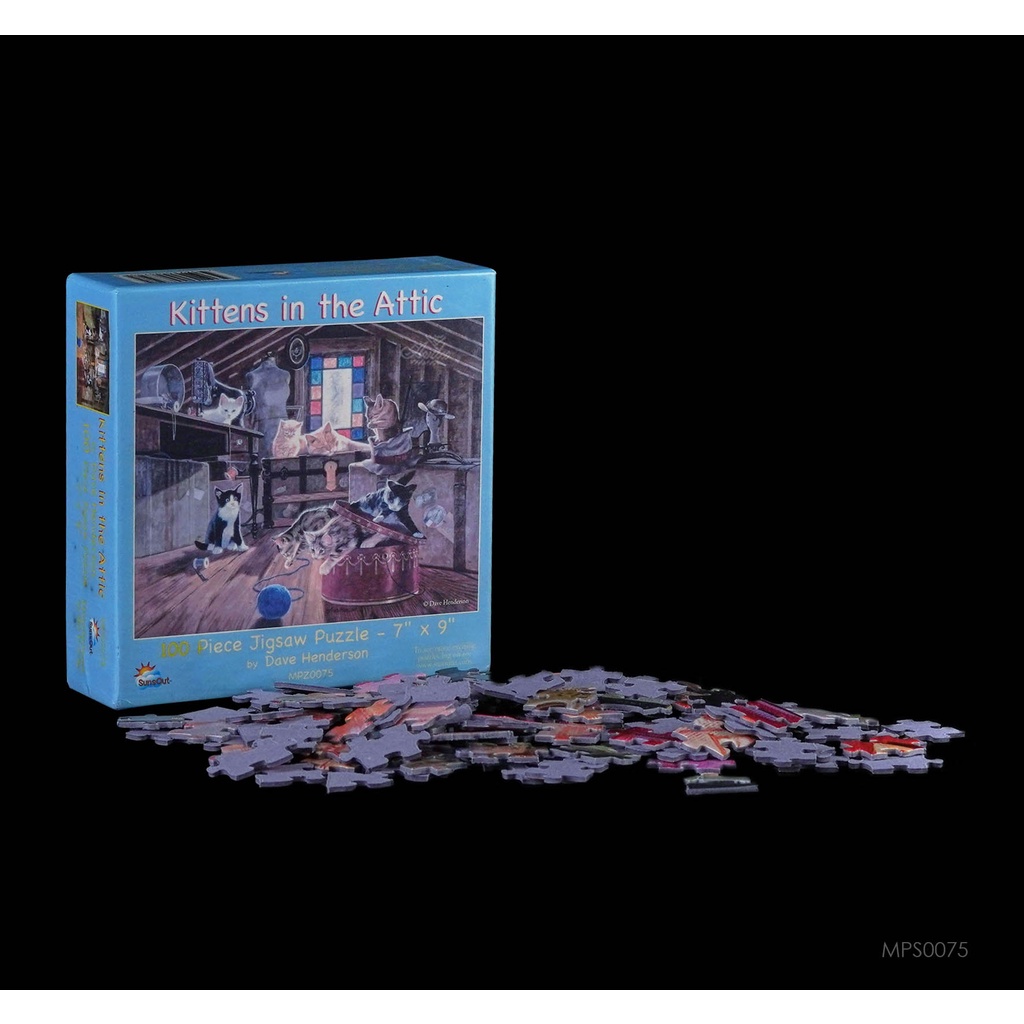Puzzle Kittens in the Attic