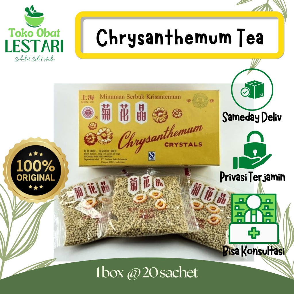 

☘️LESTARI☘️ Chrysanthemum Tea 10x20 gram Panas Dalam