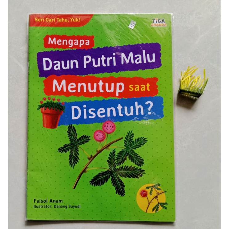 

Tiga Ananda Seri Cari Tahu, Yuk! Mengapa Daun Putri Malu Menutup Saat Disentuh