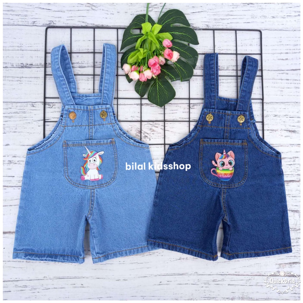 OVERALL CELANA ANAK / BAJU KODOK ANAK 1-7 TAHUN / OVERALL MOTIF MINNIE