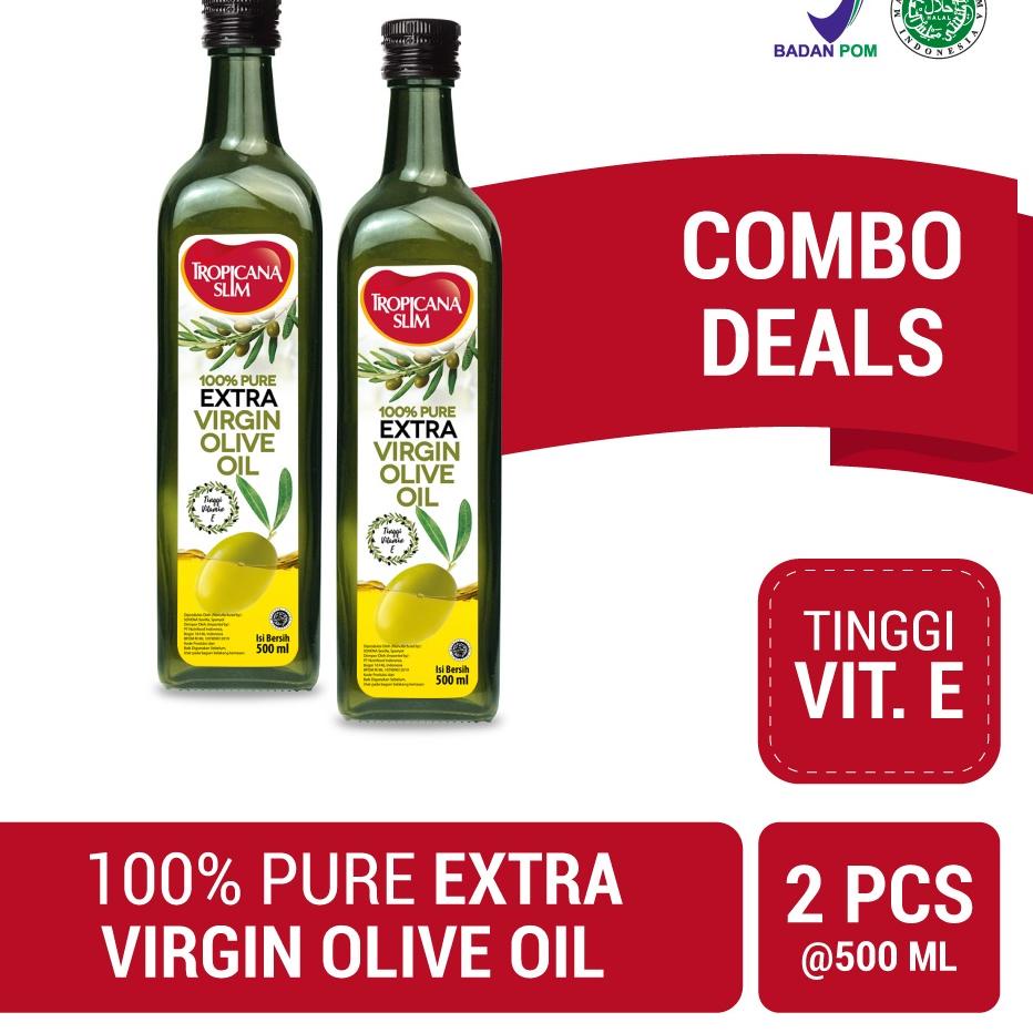 

Serba diskon Twin Pack - Tropicana Slim Extra Virgin Olive Oil 500 ml - 100% Pure Extra Virgin Olive Oil Minyak Zaitun