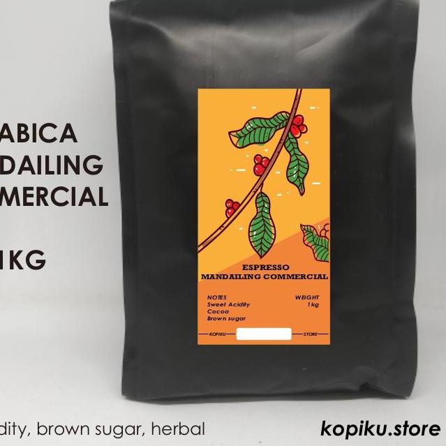 

♣ Kopi Arabika Mandailing 1kg | Roasted Commercial Espresso ❅