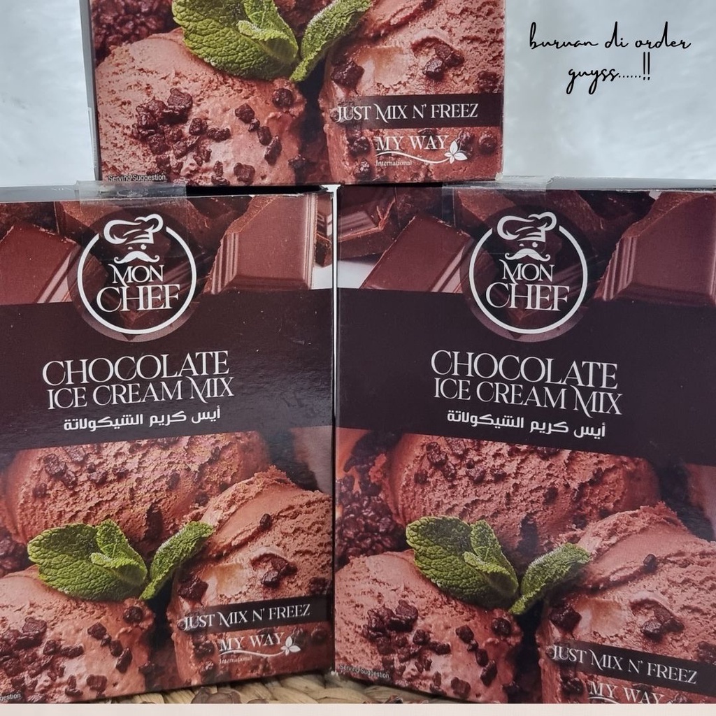 

MY WAY ICE CREAM MIX INSTAN PRAKTIS MY WAY ICE CREAM MIX BUBUK