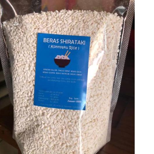 

➭ Beras shirataki 500gram /konyaku rice 500gram ♙