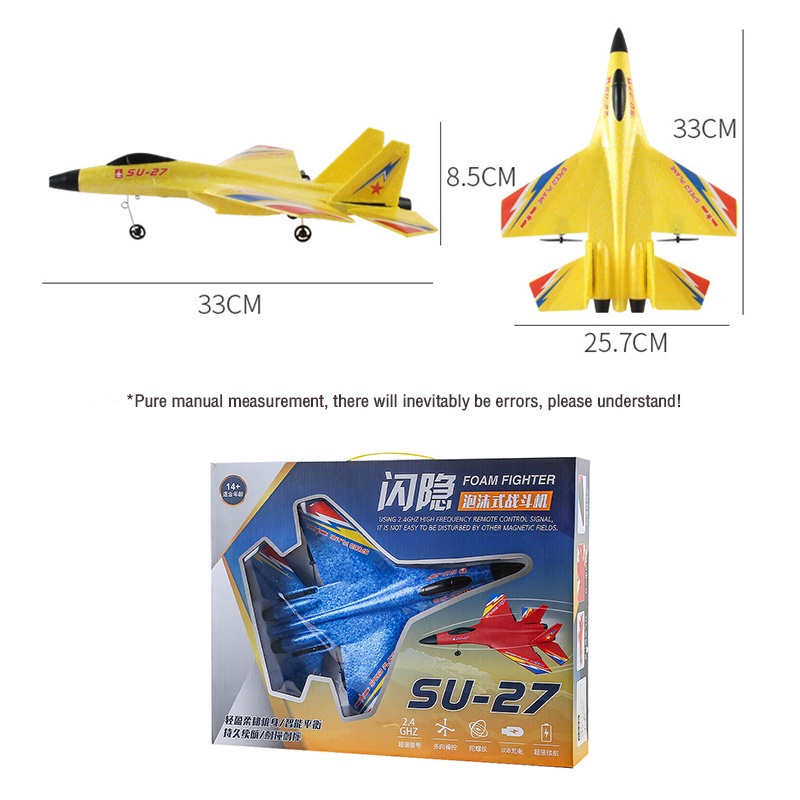 Tatajoy Mainan Pesawat Terbang Remote Control LED Mainan Pesawat RC Terbang Remote Control LED