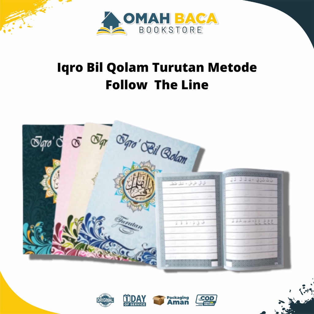 Iqro Bil Qolam Turutan Metode Follow The Line - Iqro Tulis Sendiri