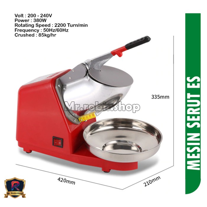 mesin serut es / alat penghancur es / mesin / mesin es serut listrik